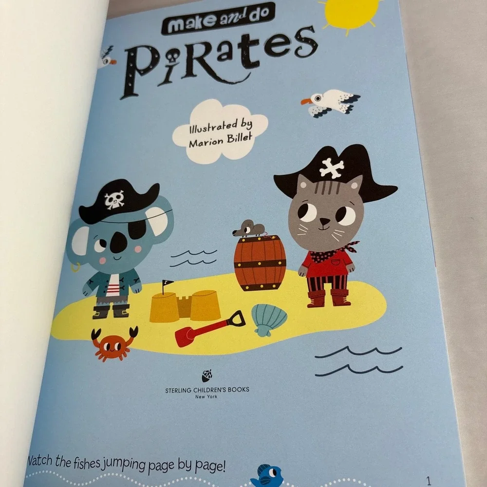 Make and Do Pirates Activity‎ Book Sterling Childrens Books Kids Ages 4 Up STEAM